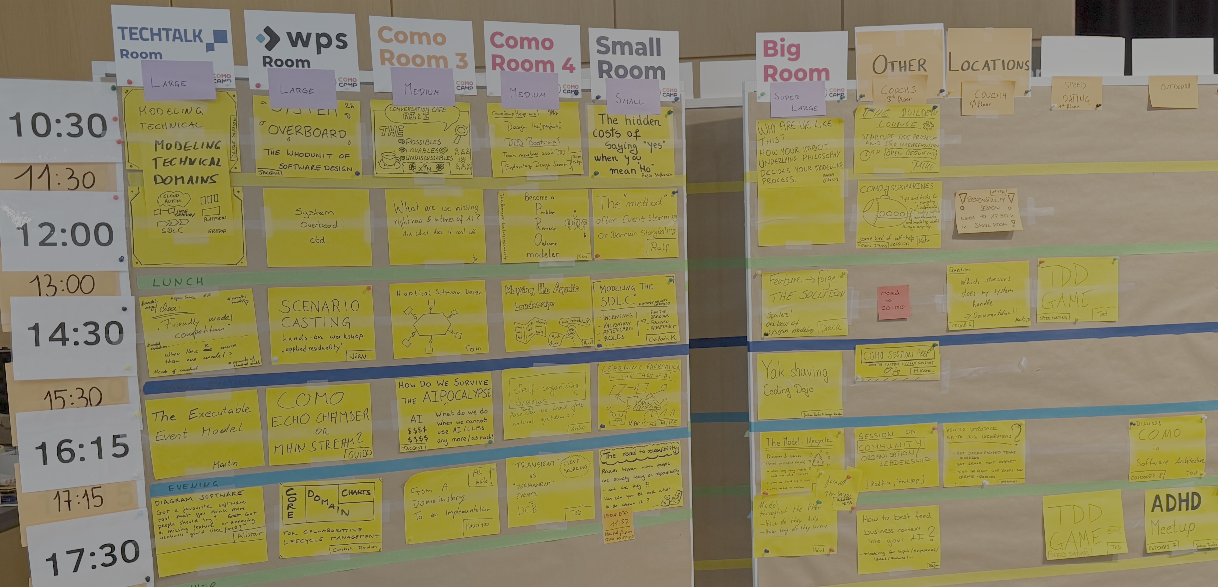 Timetable Open Space Day 1